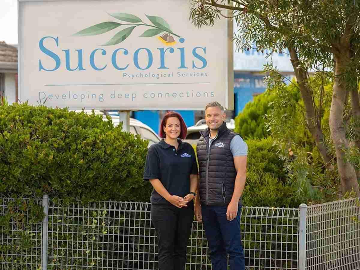 Dr Catherine Hart and Jamie Hart, founders of Succoris Psychology